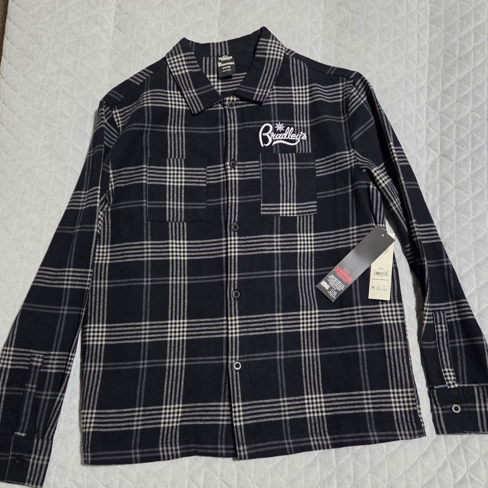 No Boundaries Bradleys stranger things small flannel.